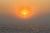 Coucher de soleil sur le Groenland - Détroit du Danemark