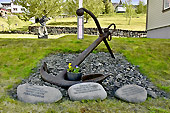Mémorial aux marins français - Village de "Faskrudsfjordur" - Islande