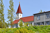 La chapelle datant de 1915 - Village de "Faskrudsfjordur" - Islande