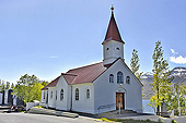 La chapelle datant de 1915 - Village de "Faskrudsfjordur" - Islande