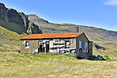 Restes des ruines de l'hôpital français de "Faskrudsfjordur" à "Hafnarnes" - Islande