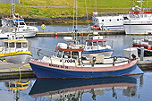 Bateaux dans le port de pêche de "Djúpivogur" - Islande