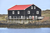 Maison datant de 1900 dans le port de pêche de "Djúpivogur" - Islande