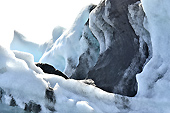Détail d'un iceberg dans le Lagon glaciaire de "Jökulsárlón" - Islande