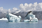 Icebergs dans le Lagon glaciaire de "Jökulsárlón" - Islande