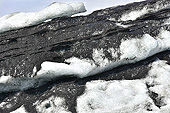 Détail d'un iceberg dans le Lagon glaciaire de "Jökulsárlón" - Islande