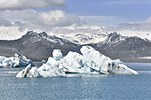 Icebergs dans le Lagon glaciaire de "Jökulsárlón" - Islande