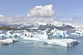 Icebergs dans le Lagon glaciaire de "Jökulsárlón" - Islande