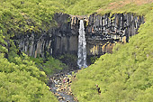 Chute d'eau de "Svartifoss" - Islande