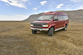 Le minibus 4 X 4 de Jean Paul dans le "Landmannalaugar" - Islande
