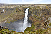 Chute d'eau de "Háifoss", la deuxième plus haute d'Islande avec 122 mètres de hauteur - "Landmannalaugar" - Islande