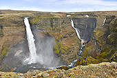 Chutes d'eau de "Háifoss" et de "Granny" - "Landmannalaugar" - Islande
