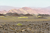Paysage lunaire de pseudo cratères dans le "Landmannalaugar" - Islande