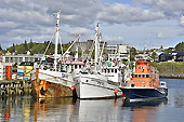 Bateaux dans le port de "Eyrarbakki" - Islande