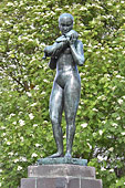 Statue "Mother's love" (1928) - "Nina Sæmundsson" - Reykjavik - Islande