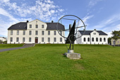 Monument devant le "Menntaskólinn" (Lycée) - Rue "Lækjargata" - Reykjavik - Islande