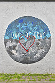 Street art - Days of gray - Reykjavik - Islande