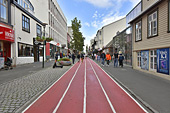 Rue "Laugavegur" - Reykjavik - Islande