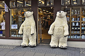 Devanture d'un magasin de souvenirs dans la rue "Laugavegur" - Reykjavik - Islande