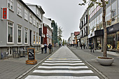 Rue "Laugavegur" - Reykjavik - Islande