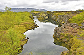 Faille de "l'Almannagjá" - Parc National de "Thingvellir" - Islande