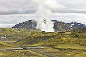 "Deildartunguhver" est une source chaude Jaillissant à une température de 100 °C - Islande