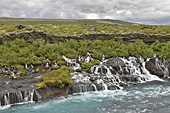Cascades de "Hraunfossar" - Islande