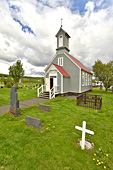 La plus ancienne église du village de "Reykholt" - Islande