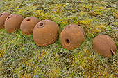 Péninsule de "Snæfellsnes" - Boules métalliques servant de lest pour les chaluts - Islande