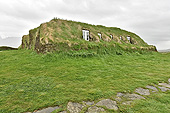 Ferme / Musée de "Glaumbær" à "Skagafjörõur", construite en tourbe, herbe et bois - Islande