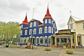 Café/Restaurant "Bláa Kannan" dans la rue "Hafnarstraeti" - Akureyri - Islande