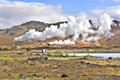 L'usine de traitement de la diatomite - Solfatares de "Námafjall" - Islande