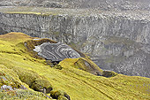 Canyon de la "Jökulsá á Fjöllum" - Chute d'eau de Dettifoss - Islande