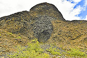 Rocher dans le canyon de "Hiljódaklettar" - Islande
