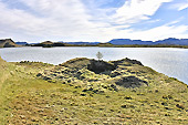 Pseudo-cratère de "Skutustadir" (ou Skutustadagigar) - Islande