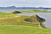 Pseudo-cratère de "Skutustadir" (ou Skutustadagigar) - Islande