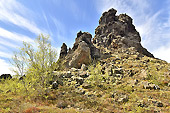 Spectaculaires formations rocheuses - Champ de lave de "Dimmuborgir" - Islande