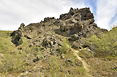Spectaculaires formations rocheuses - Champ de lave de "Dimmuborgir" - Islande