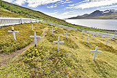 Le cimetière des marins français - Village de "Faskrudsfjordur" - Islande