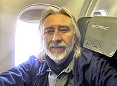 Claude BARDY en vol vers Reykjavik en Islande