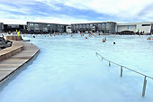 Blue Lagoon, "Bláa Lónid" en islandais, nom d'une station thermale - Islande