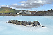 Centrale géothermique de "Svartsengi" - Blue Lagoon, "Bláa Lónid" en islandais, nom d'une station thermale - Islande