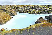 Blue Lagoon, "Bláa Lónid" en islandais, nom d'une station thermale - Islande