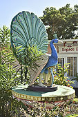 Détail d'une divinité indienne - Temple Tamoul du Colosse - La Réunion