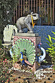 Détail de divinités indiennes - Temple Tamoul du Colosse - La Réunion