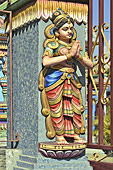 Détail d'une divinité indienne - Temple Tamoul du Colosse - La Réunion