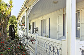 Terrasse de la "Maison Folio" à Hell Bourg - La Réunion