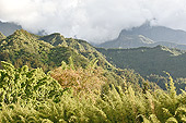 Paysage depuis la route menant à Salazie - La réunion