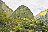 Vue du cirque de Salazie depuis la route - La Réunion