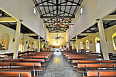 Intérieur de l'église "Sainte-Anne de Saint-Benoît" à Sainte Anne - La Réunion